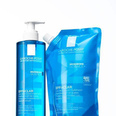 Effaclar Purifying Cleansing Gel & Refill Pouch For Blemish-Prone Skin